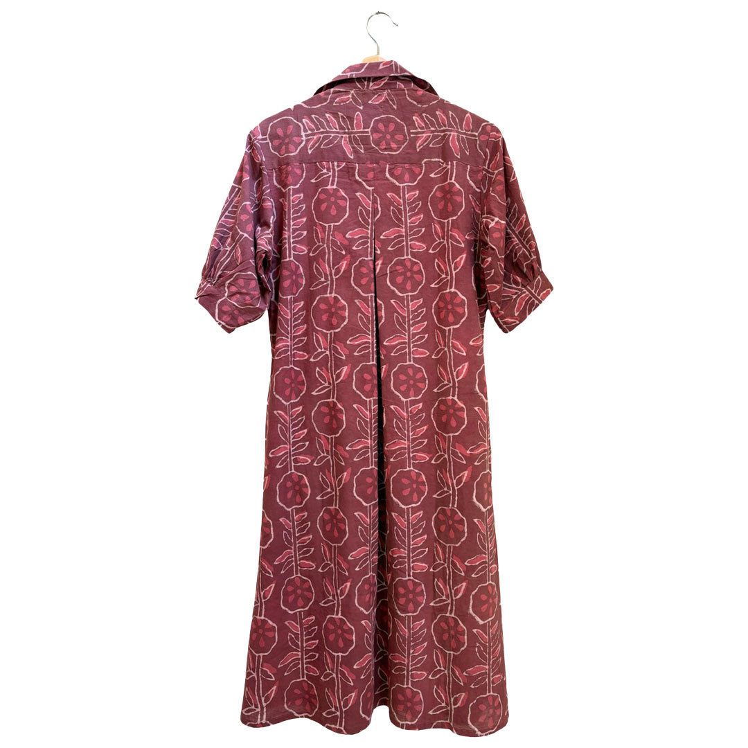 Portugal Dress - Fuchsia Floral
