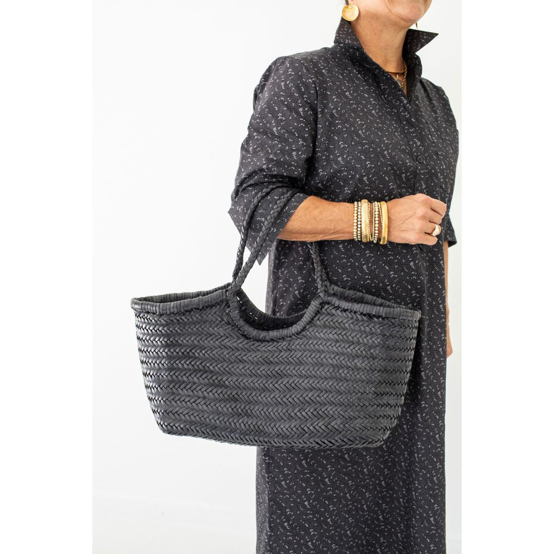 Lucia Dress - Grey Abstract