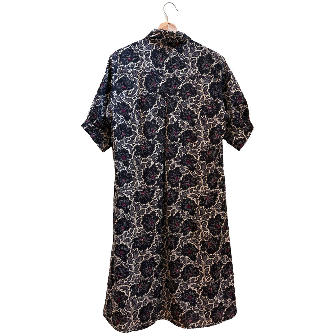 Portugal Dress - Navy Floral