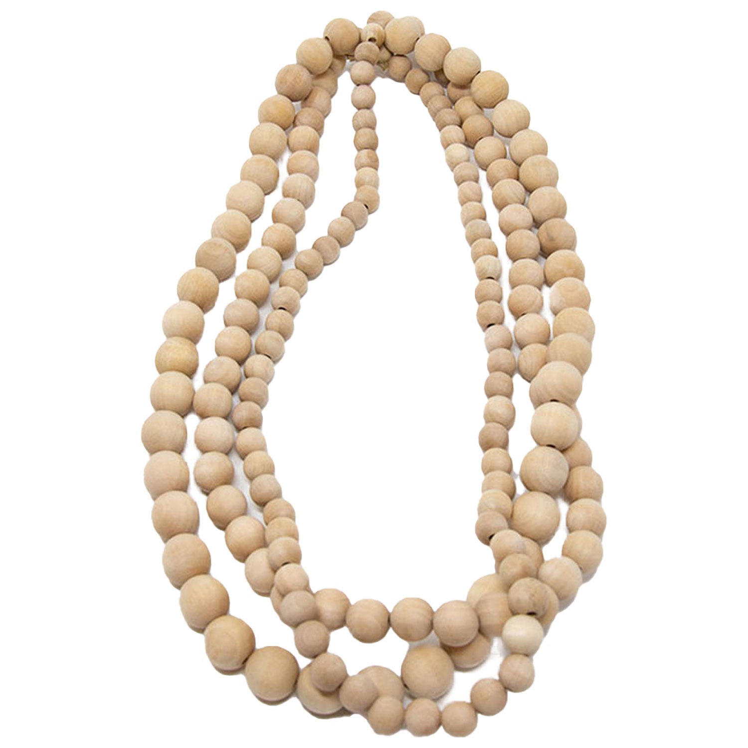 Victoria Three Strand Beaded Necklace