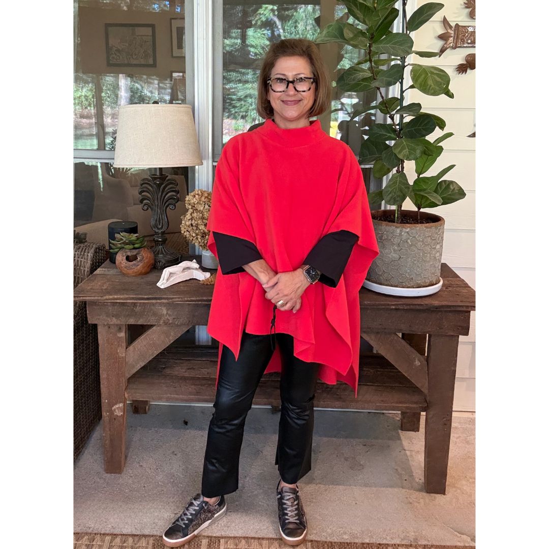Agnes Poncho - Tomato
