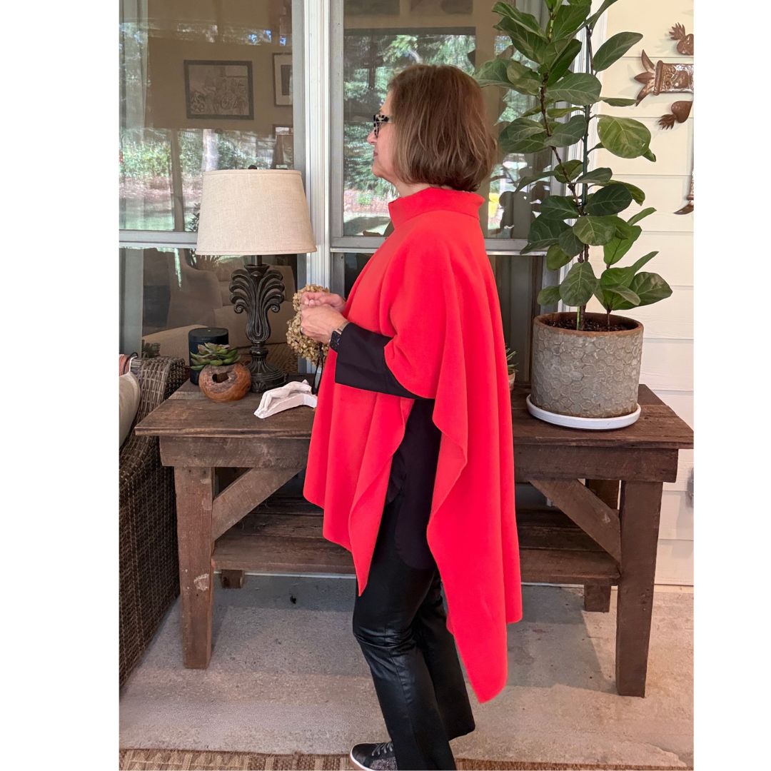 Agnes Poncho - Tomato
