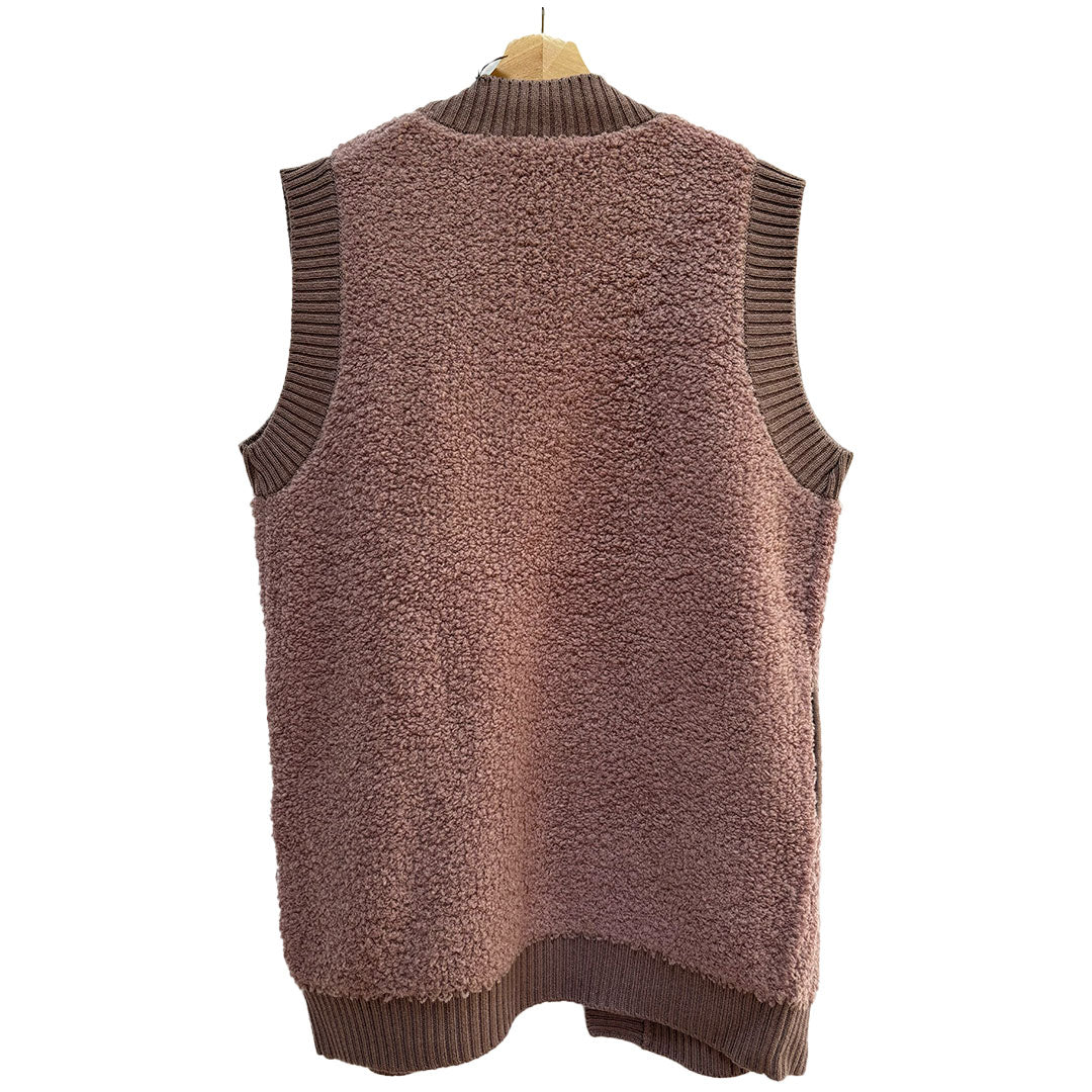 Bouclé Sweater Vest