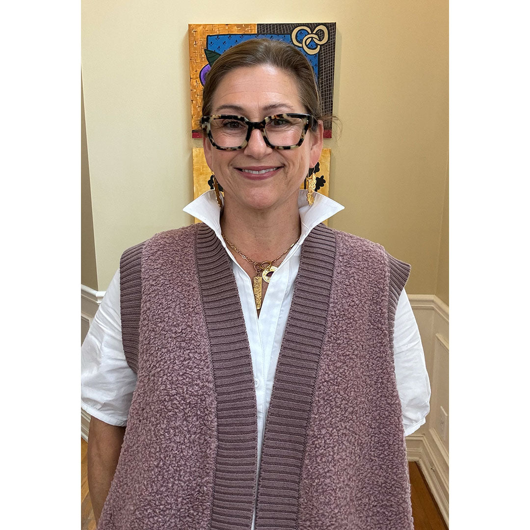 Bouclé Sweater Vest