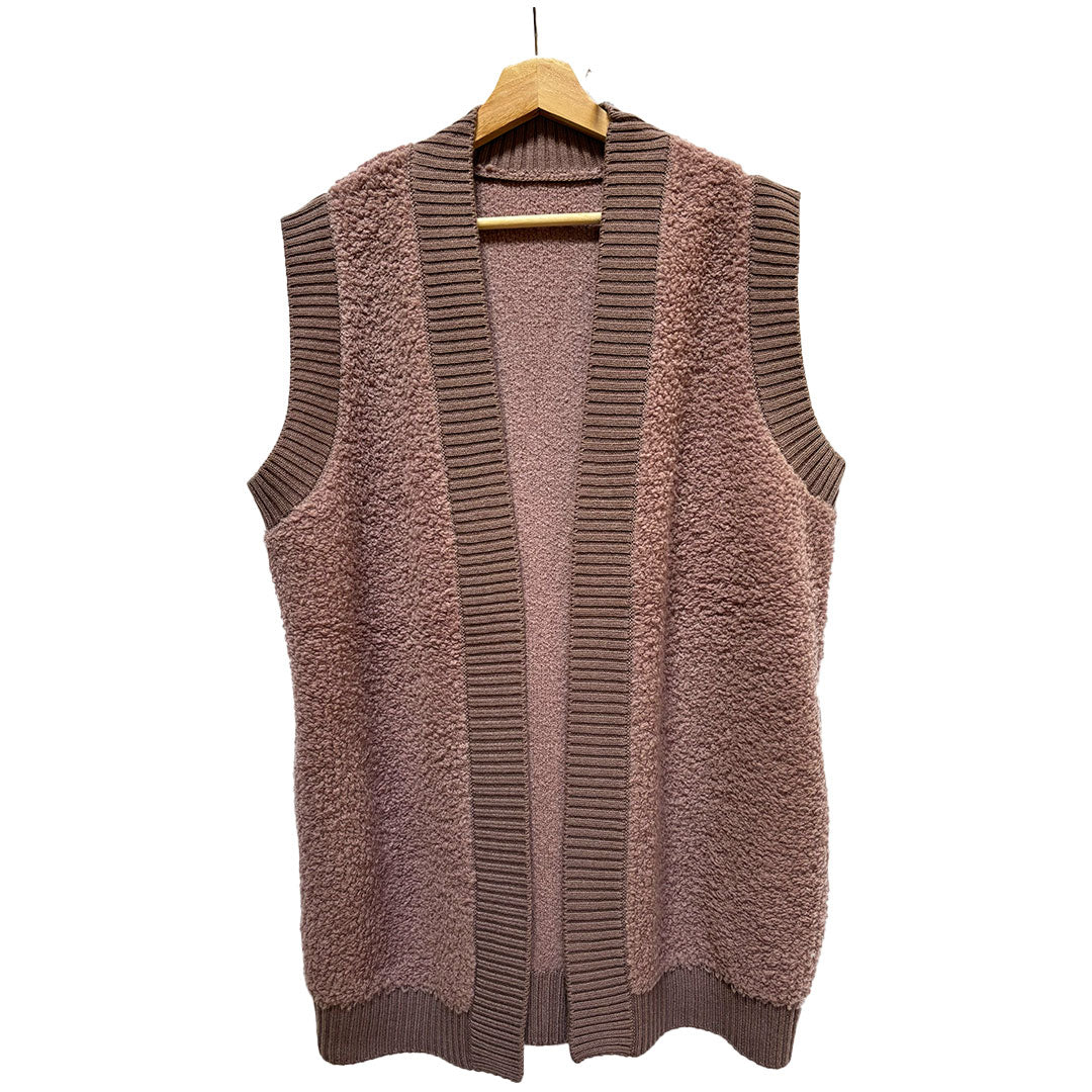 Bouclé Sweater Vest
