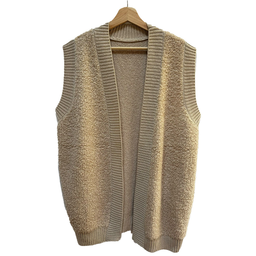 Bouclé Sweater Vest