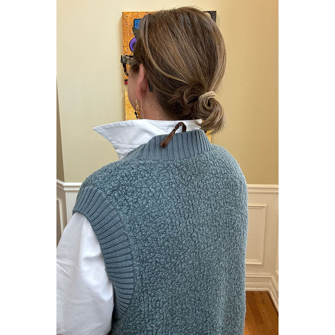 Bouclé Sweater Vest