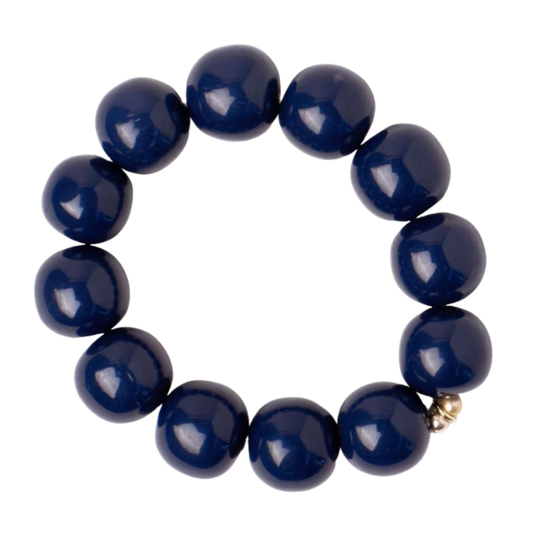 Cece Beaded Bracelet - Navy