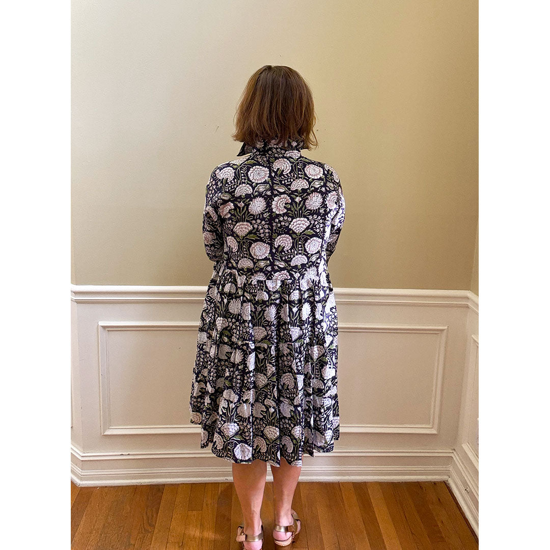 Charlotte Dress - Blue Floral