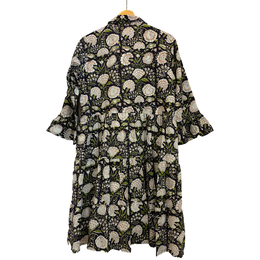 Charlotte Dress - Blue Floral