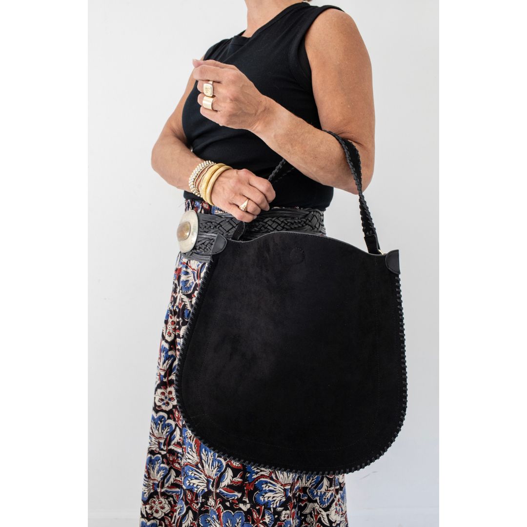 Elena Shoulder Bag - Black