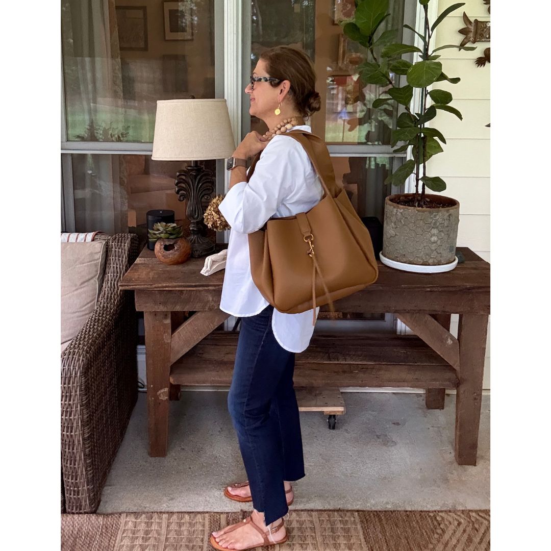 Elyse Shoulder Bag - Tan