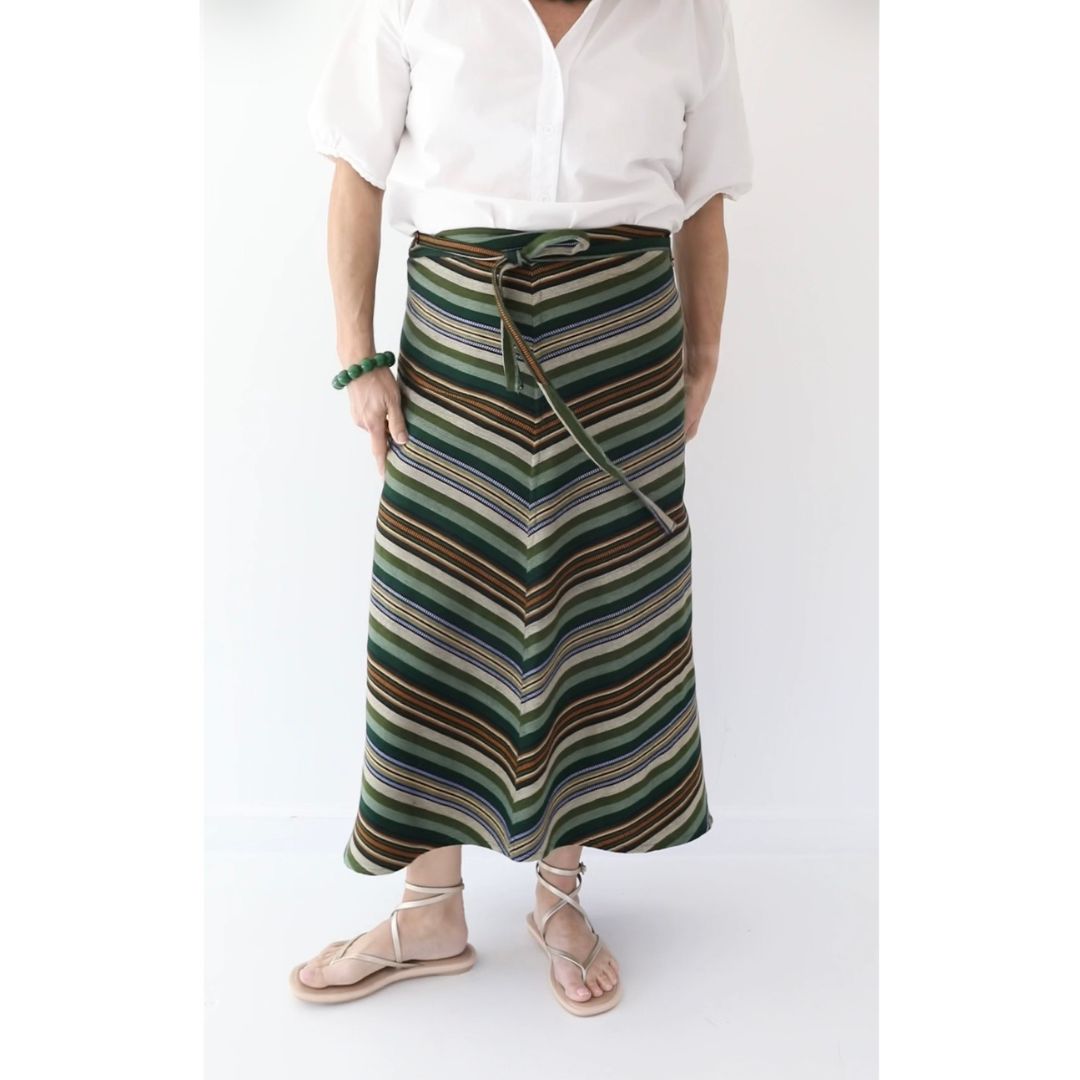 Antigua Skirt - Green Multicolor