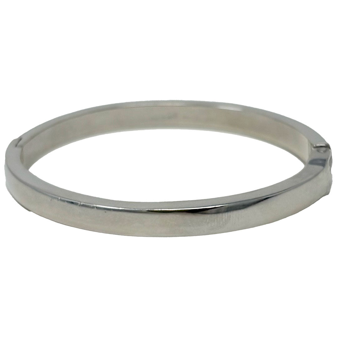 Silver Hinge Bangle Bracelet - 5mm