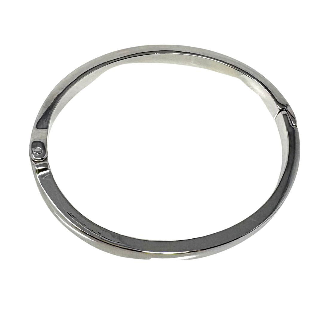 Silver Hinge Bangle Bracelet - 5mm