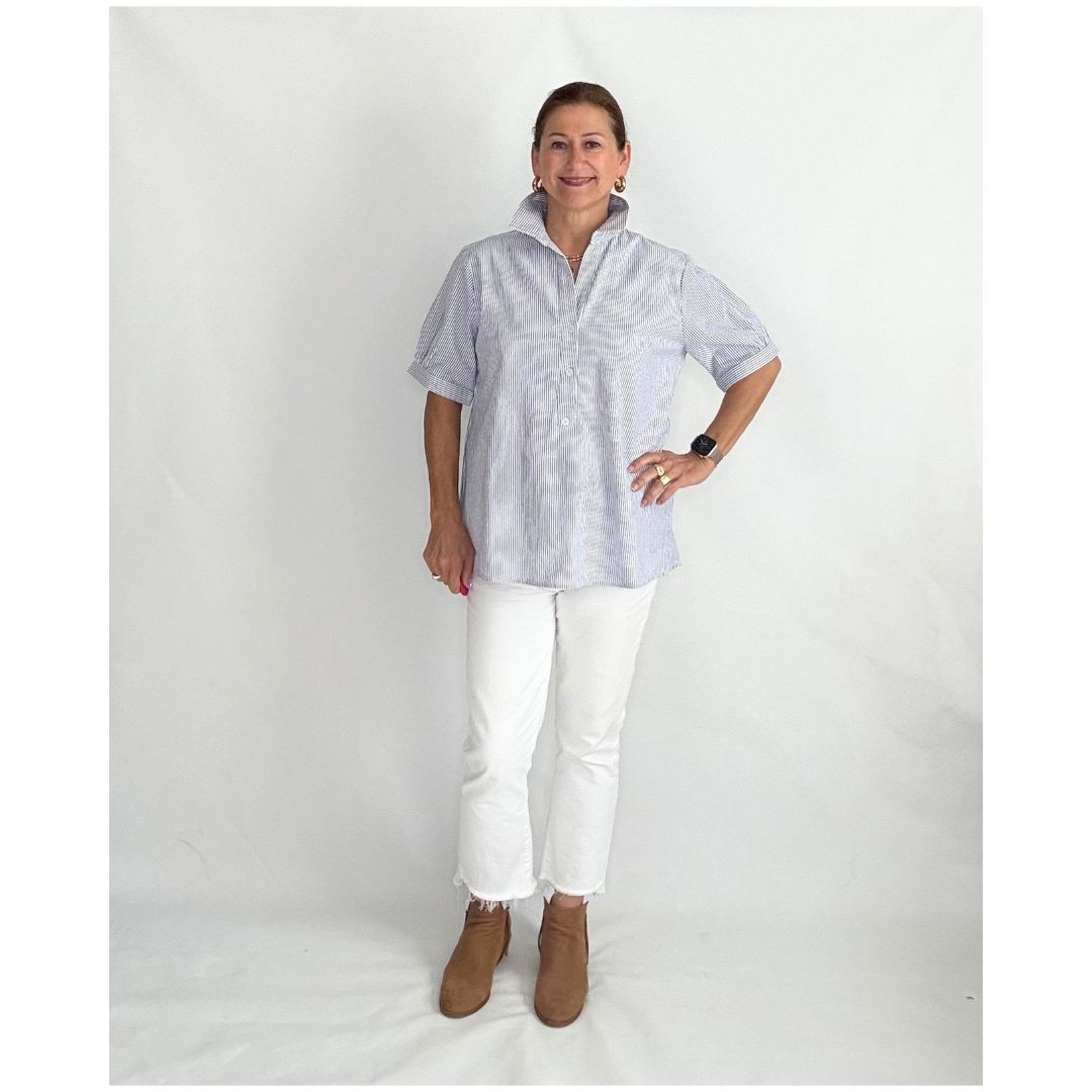 Kathya 2.0 - Blue/White Stripe