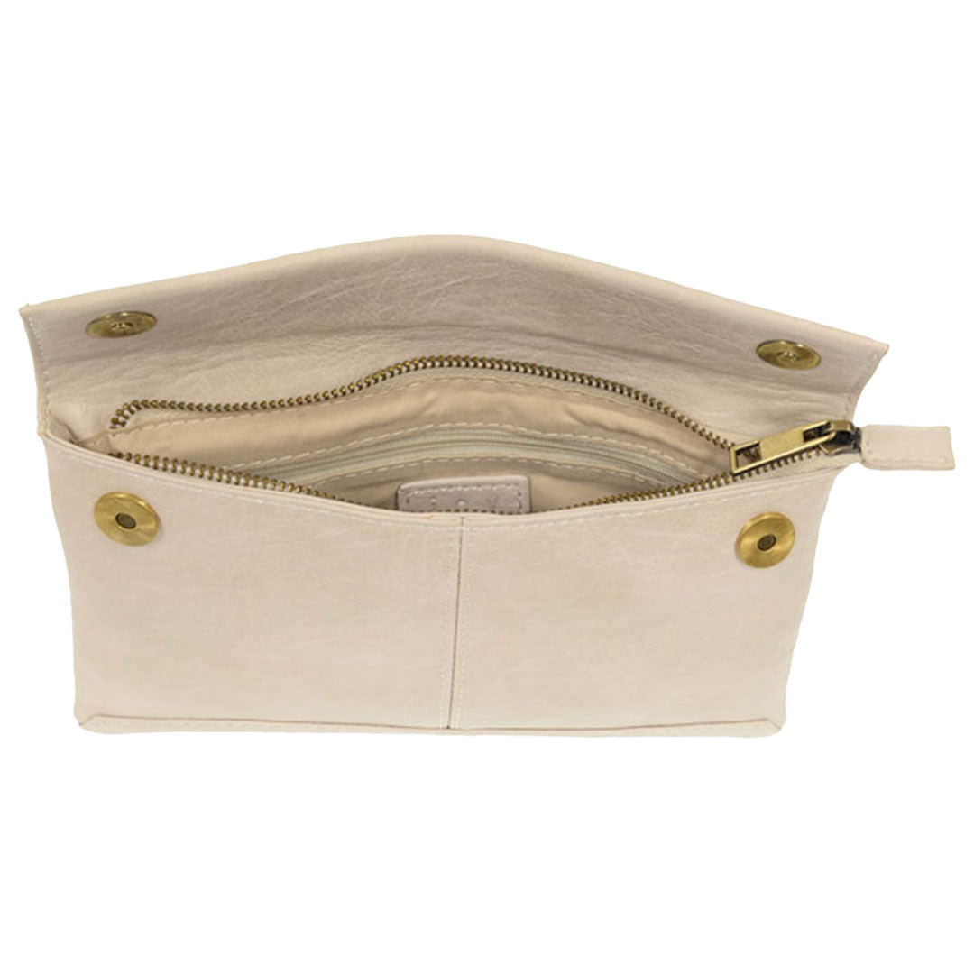 Kiara Foldover Bag - Porcelain