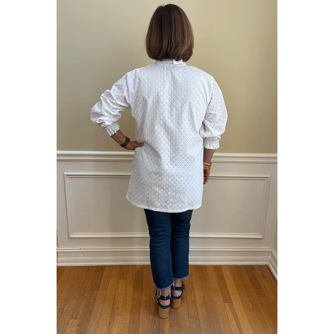 Leigh Eyelet Top