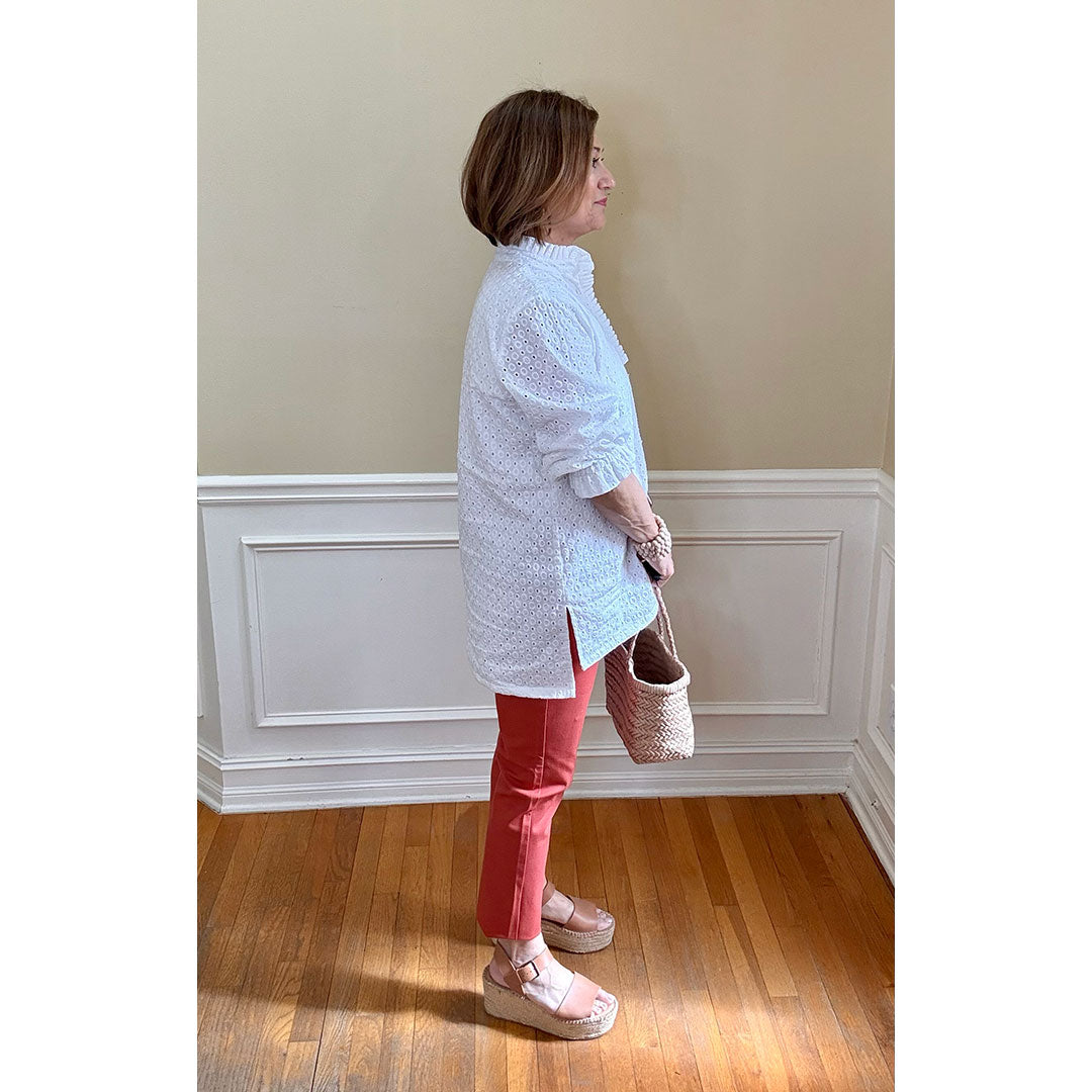 Leigh Eyelet Top