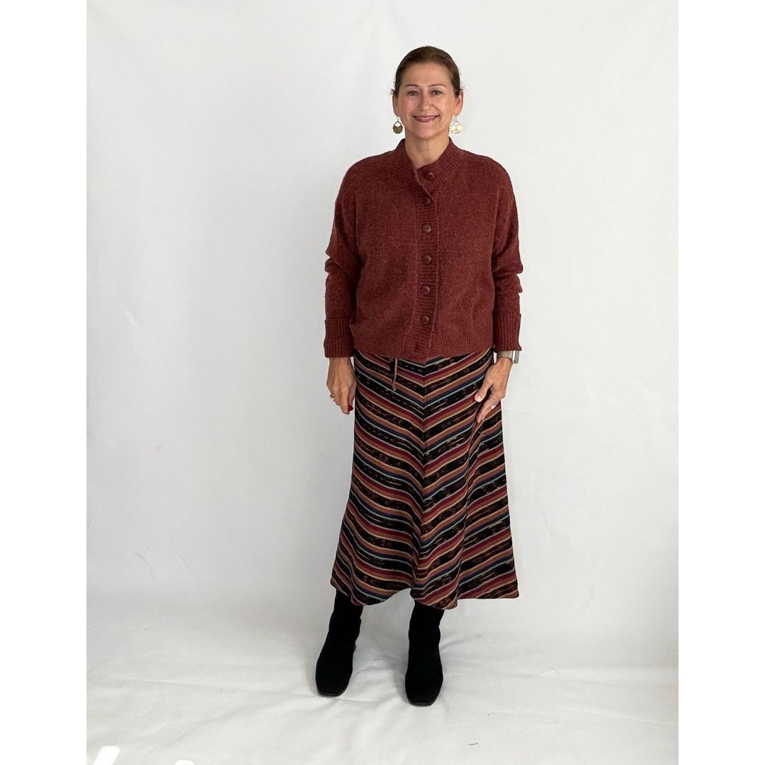 Lua Cardigan - Garnet
