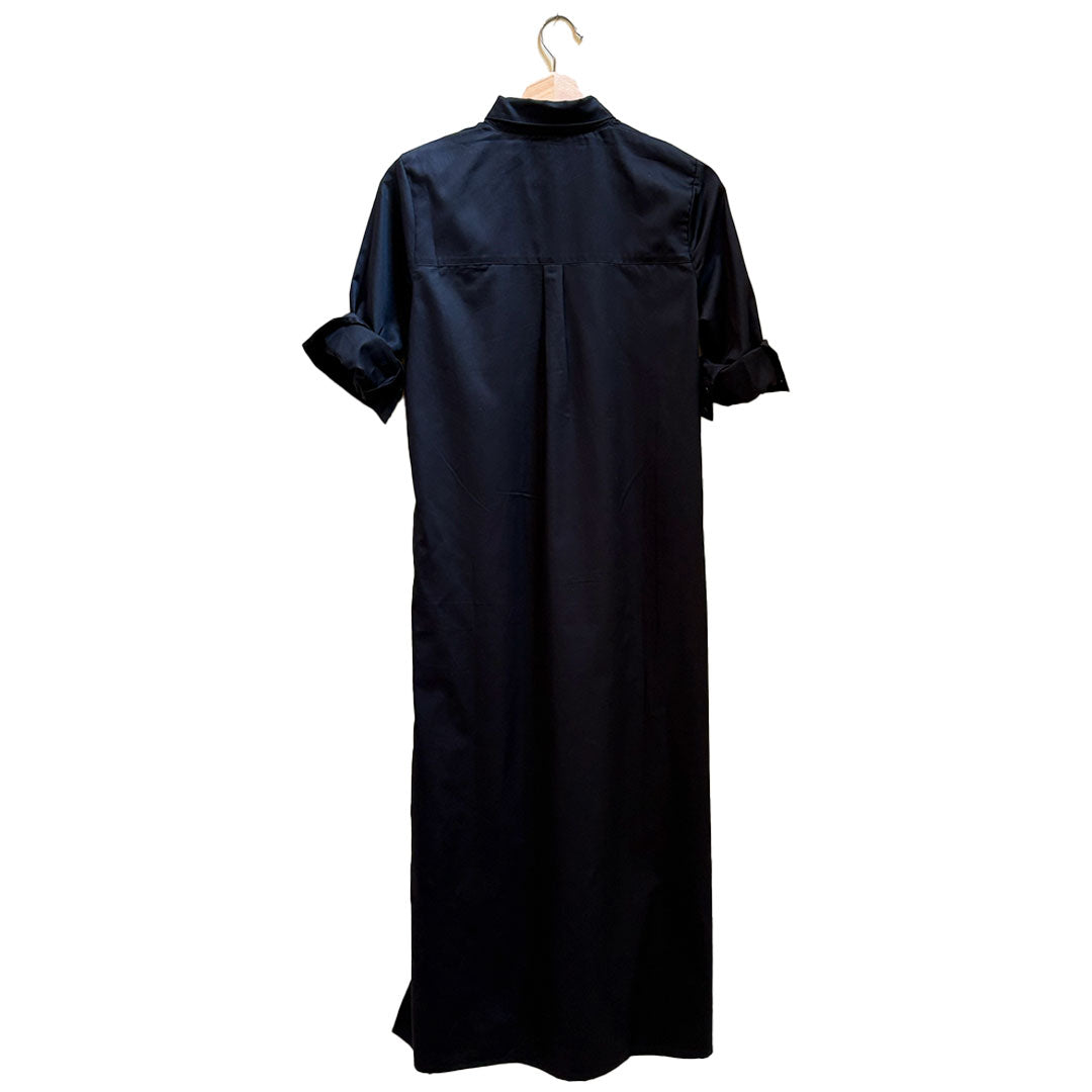 Lucia Shirt Dress - Black
