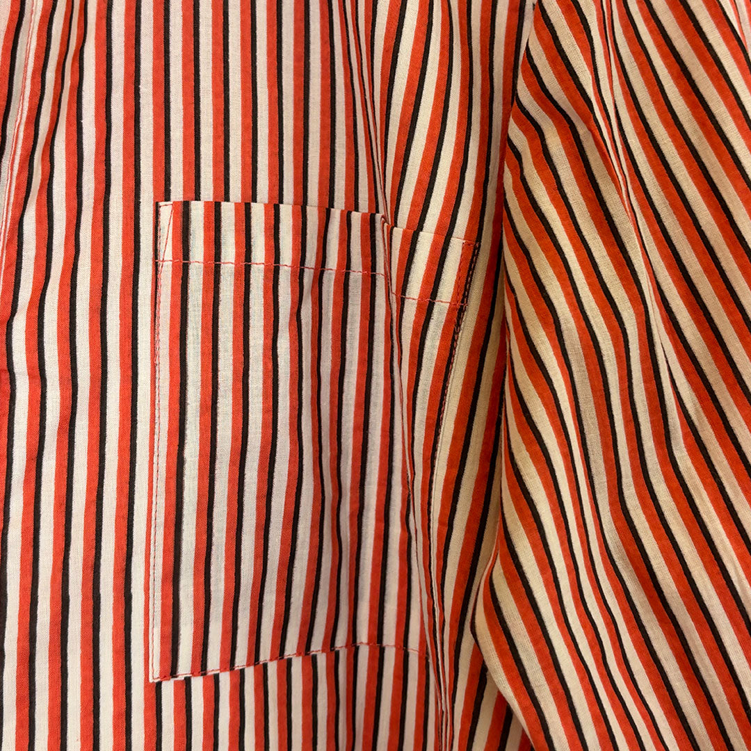 Lucia Top - Orange Stripe