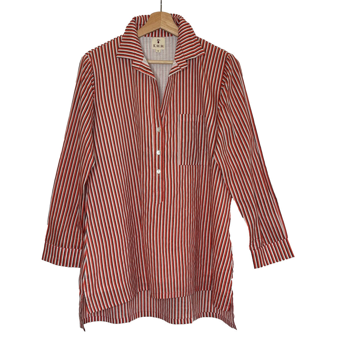 Lucia Top - Orange Stripe
