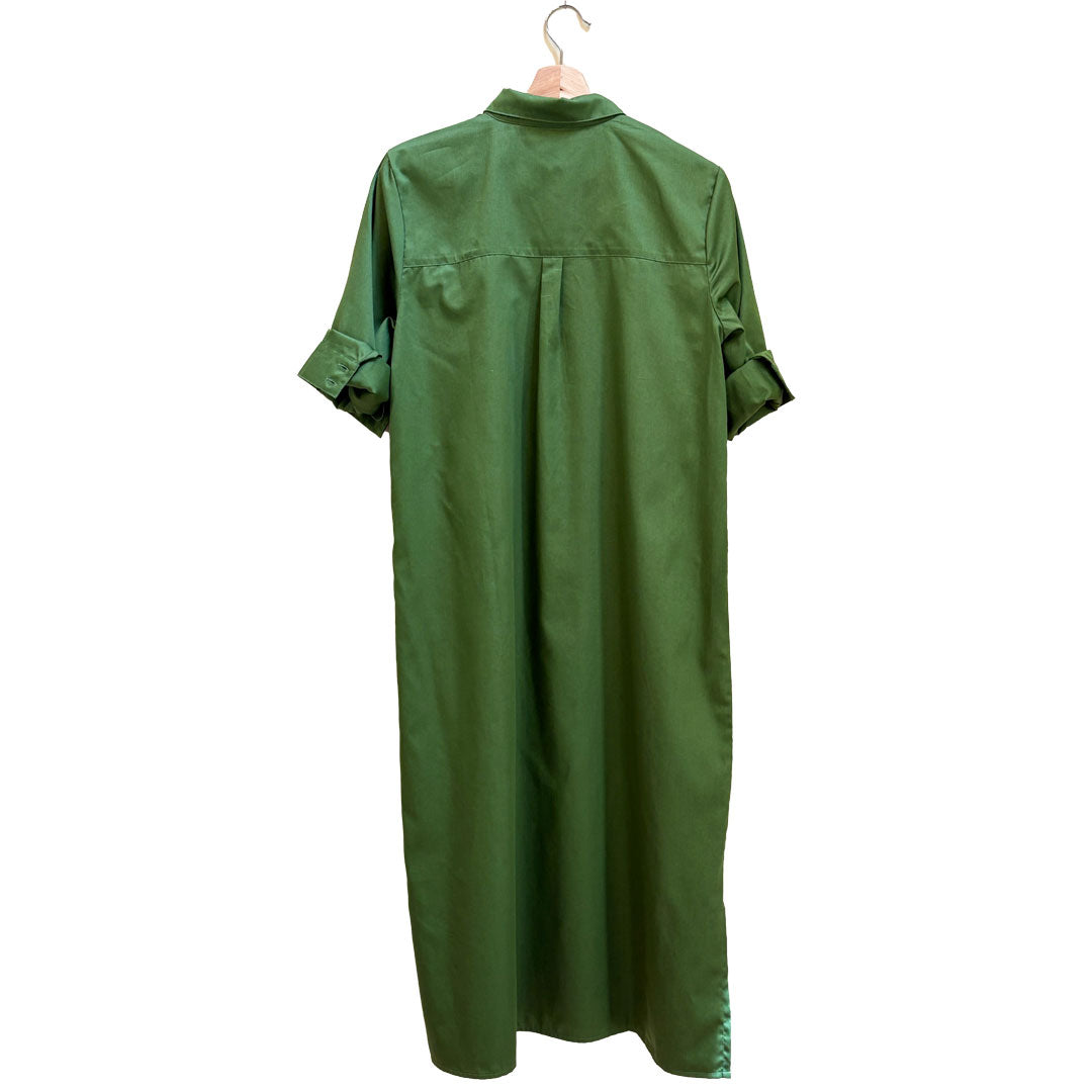 Lucia Shirt Dress - Green