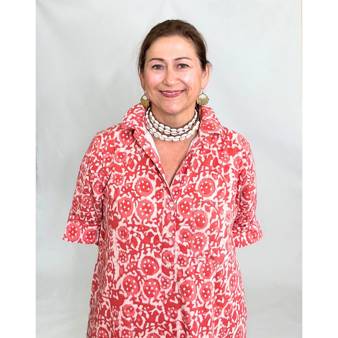 Lucia Shirt Dress - Pink Floral