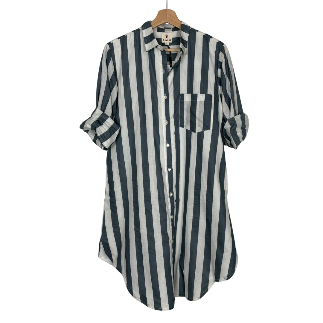Lucia Short Dress - Wide Stripe