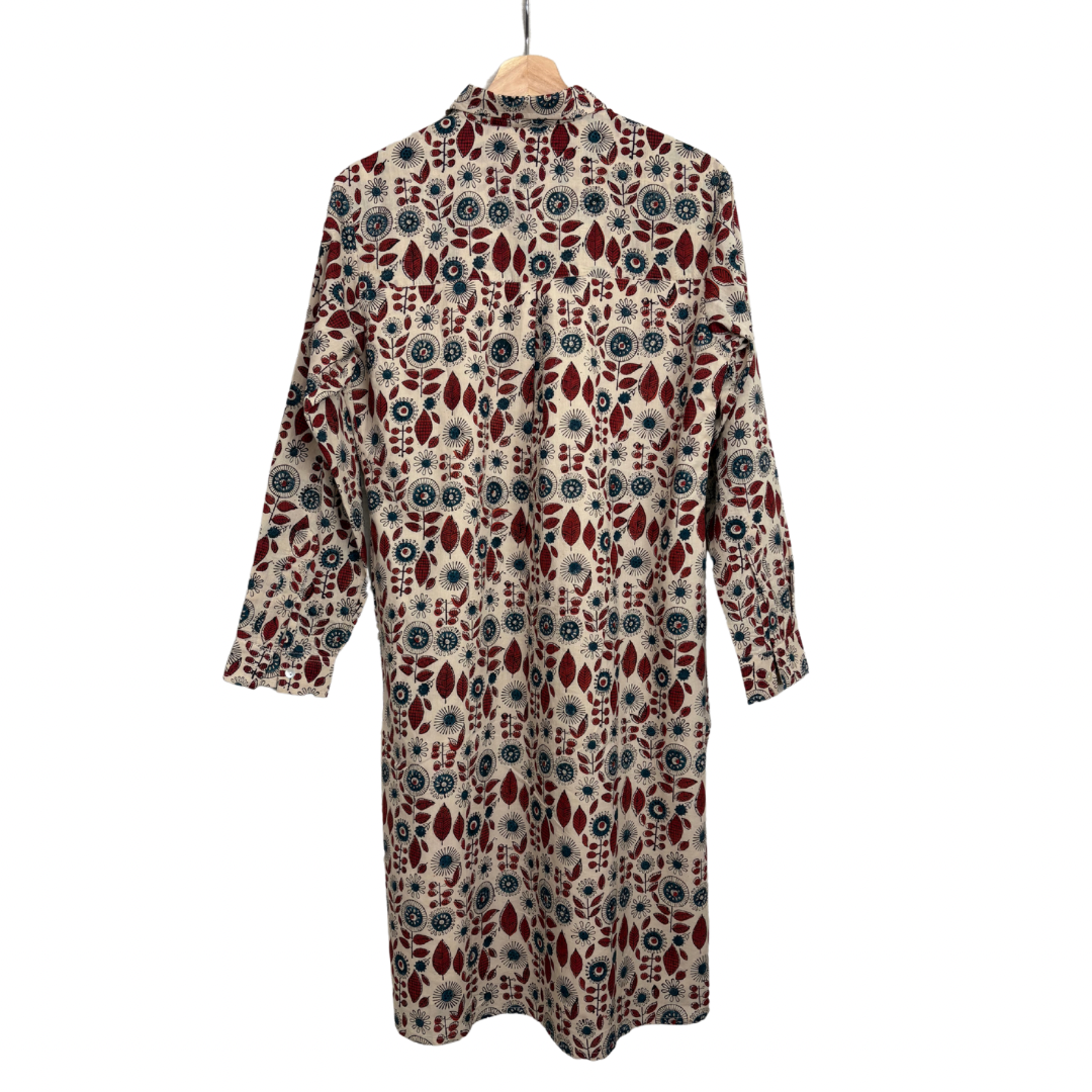 Lucia Short Dress - Retro Flowers