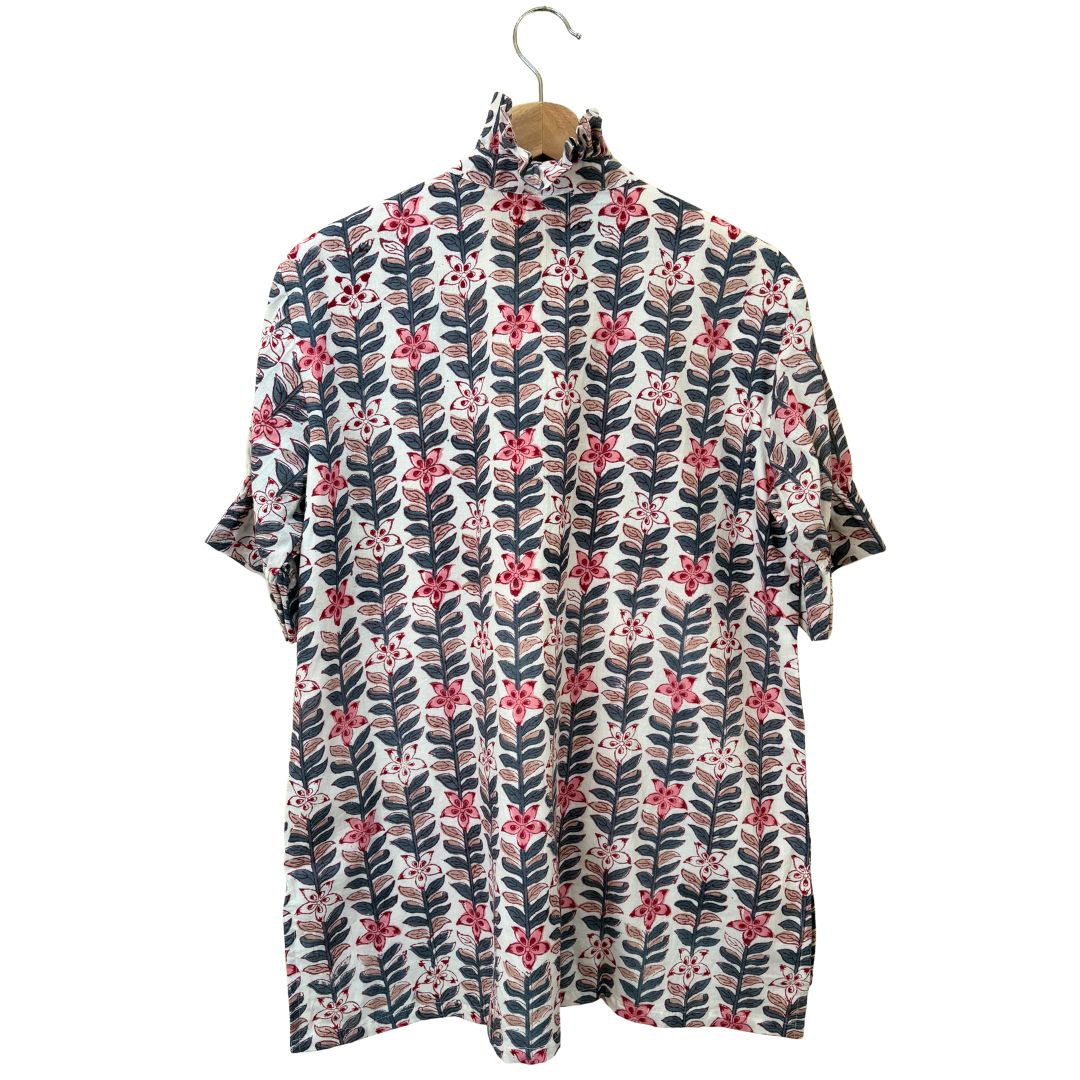 Merritt Top - Pink/Green Floral