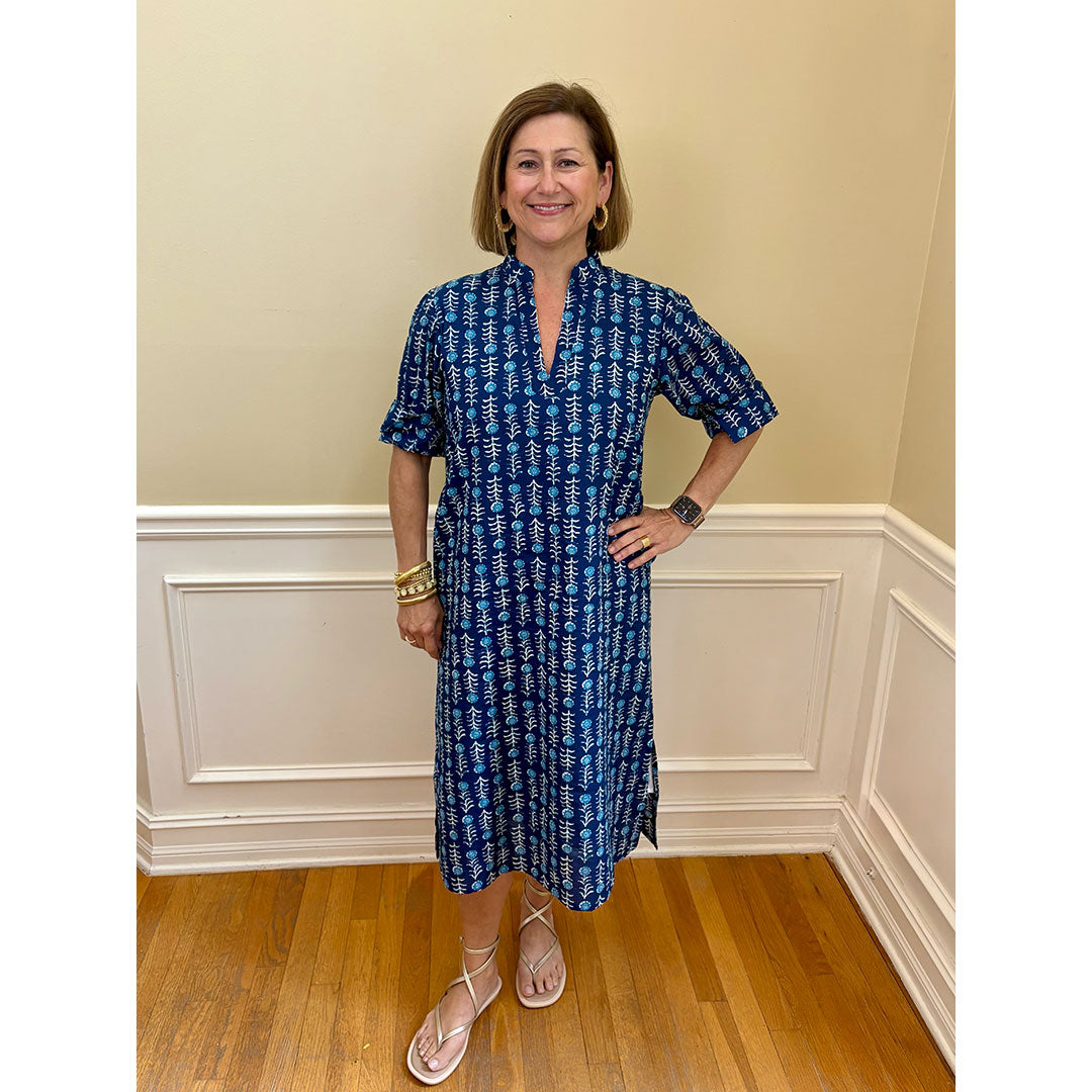Poppy Indigo Dress - Dandelion