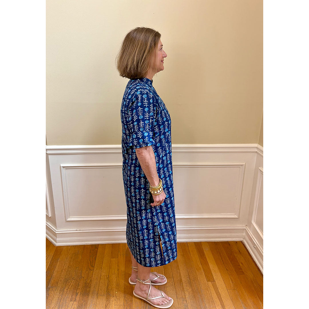 Poppy Indigo Dress - Dandelion