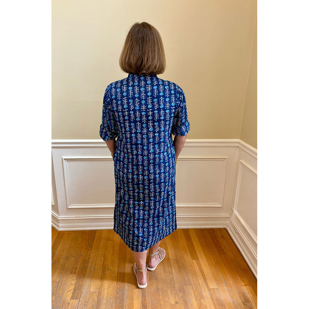 Poppy Indigo Dress - Dandelion