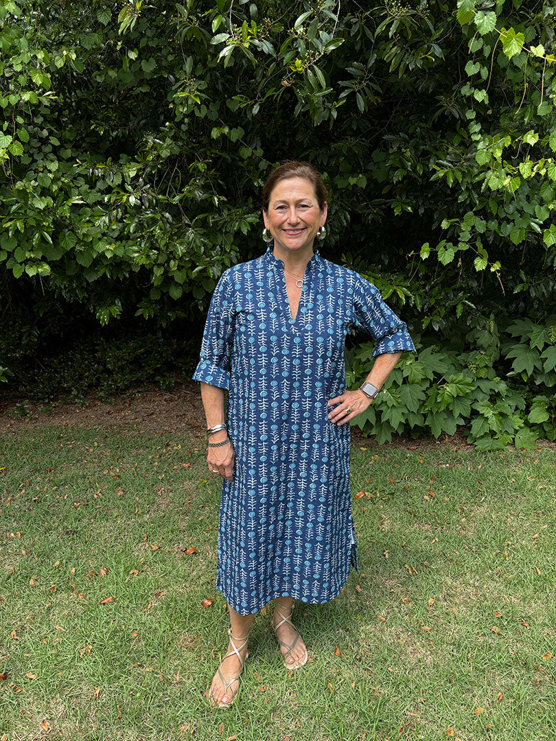 Poppy Indigo Dress - Dandelion