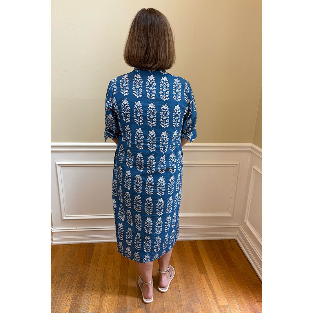 Poppy Indigo Dress - Lily