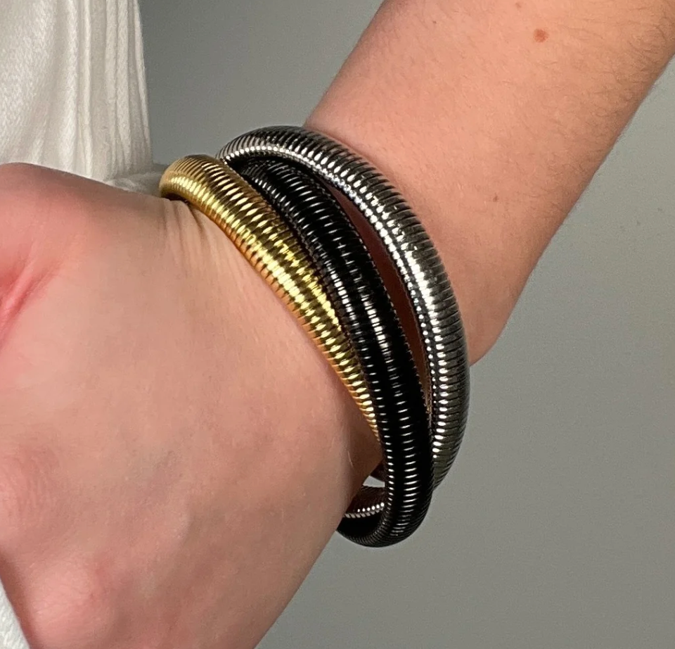 Cobra Bracelet-Mixed Metals