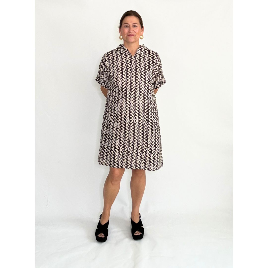 Vittoria Dress - Zig Zag