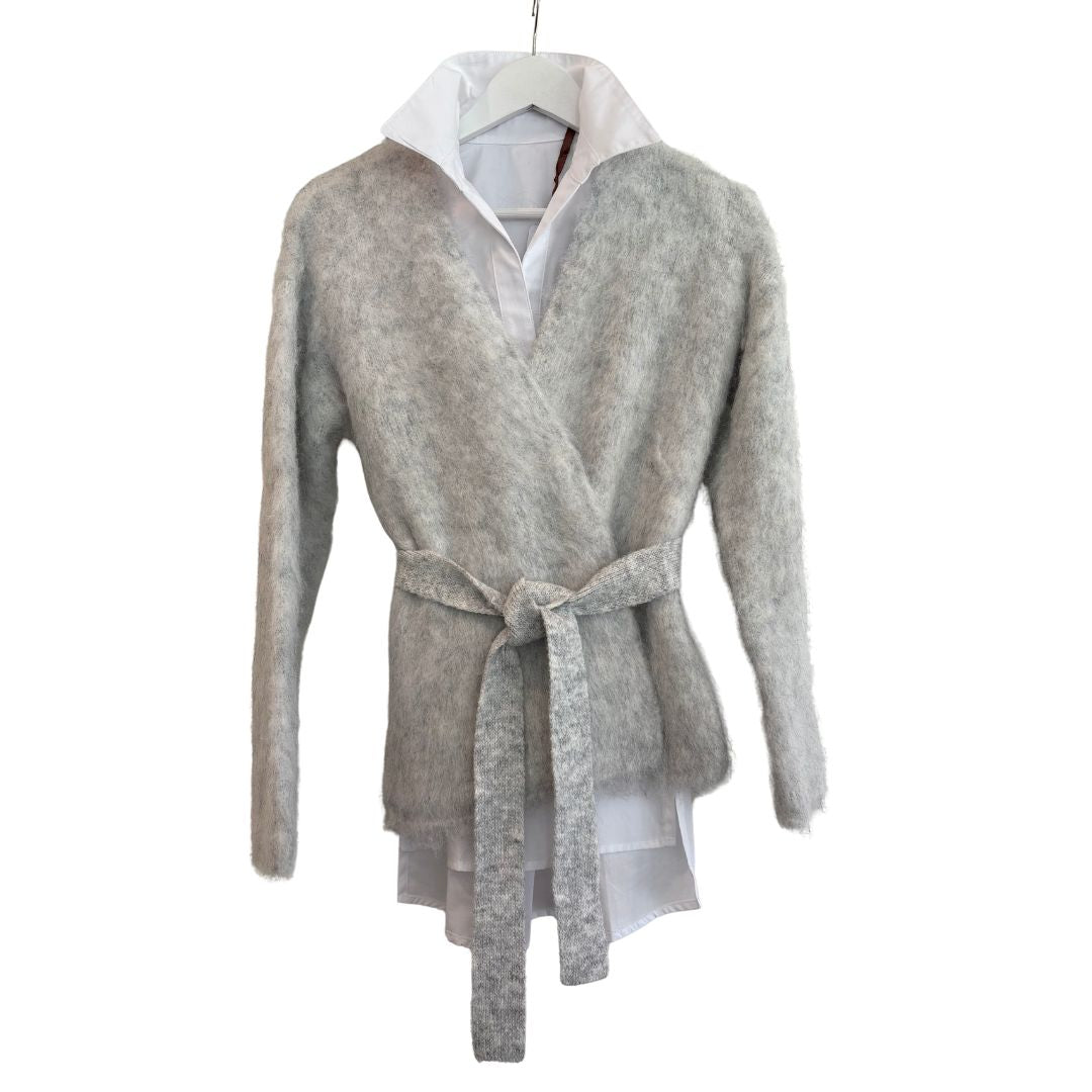 Vivian Cardigan Sweater - Grey