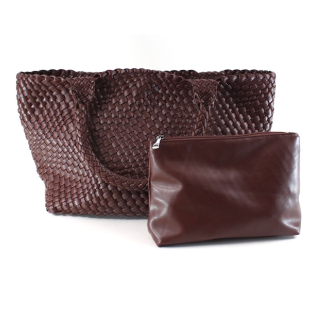 Jenna Tote Bag - Chocolate