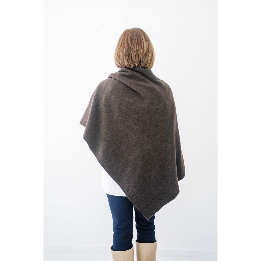 Henriette Poncho - Chocolate