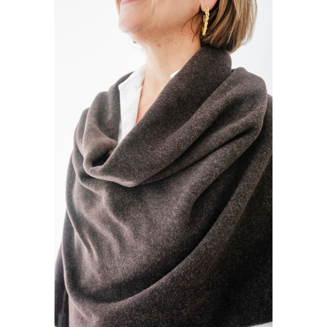 Henriette Poncho - Chocolate