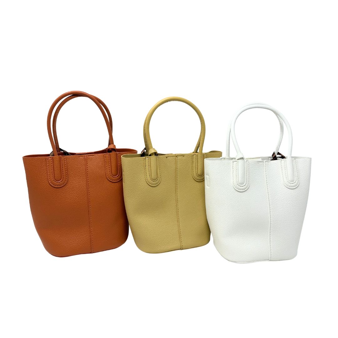 Margot Bucket Bag - White