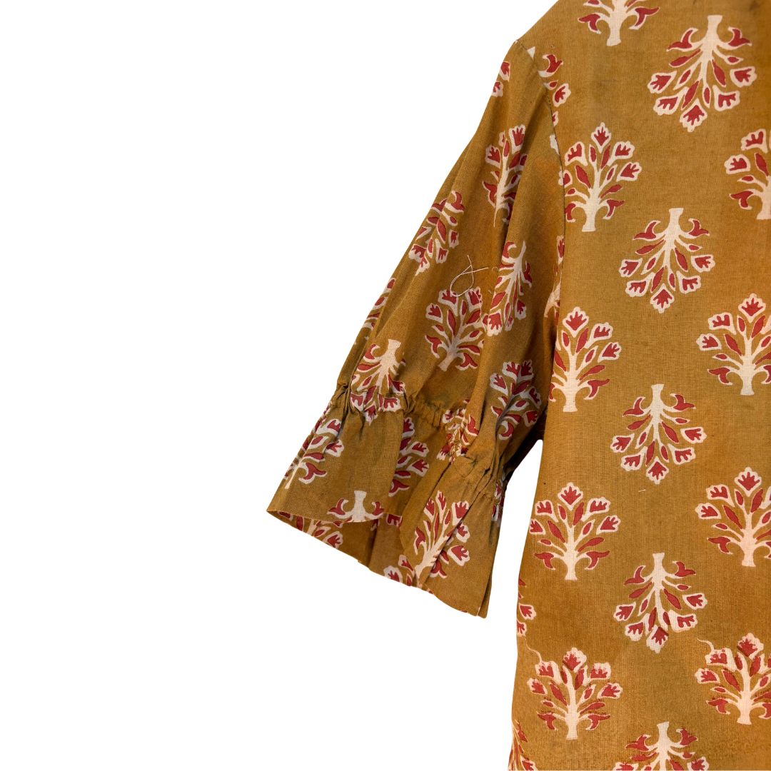 Merritt Top - Saffron and Scarlet
