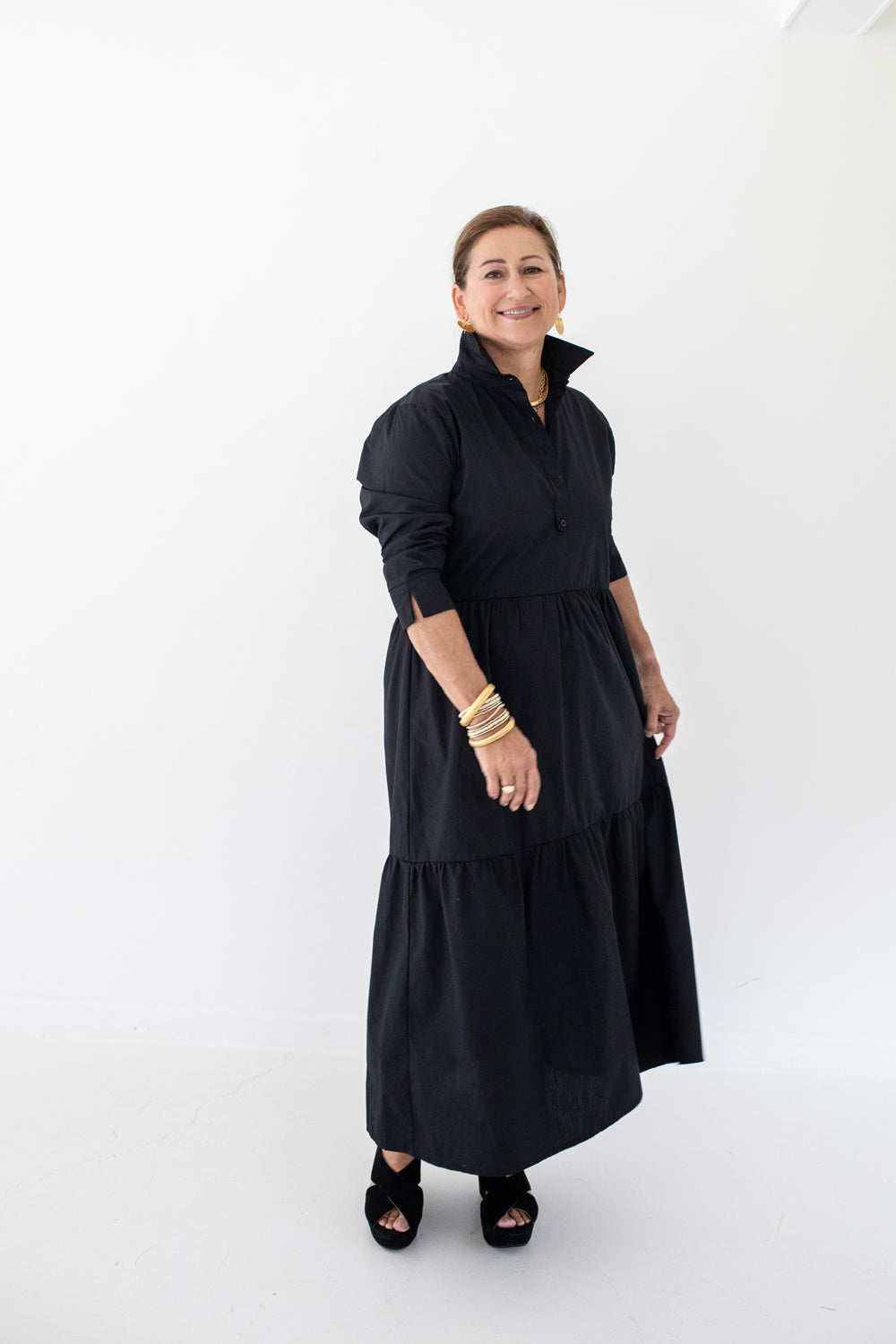 Ofelia Maxi Dress - Black