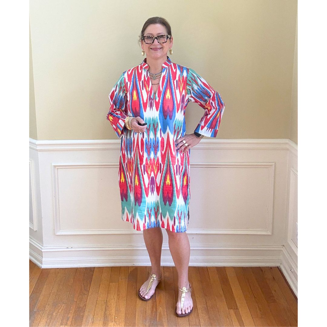 Catalina Dress - Ikat