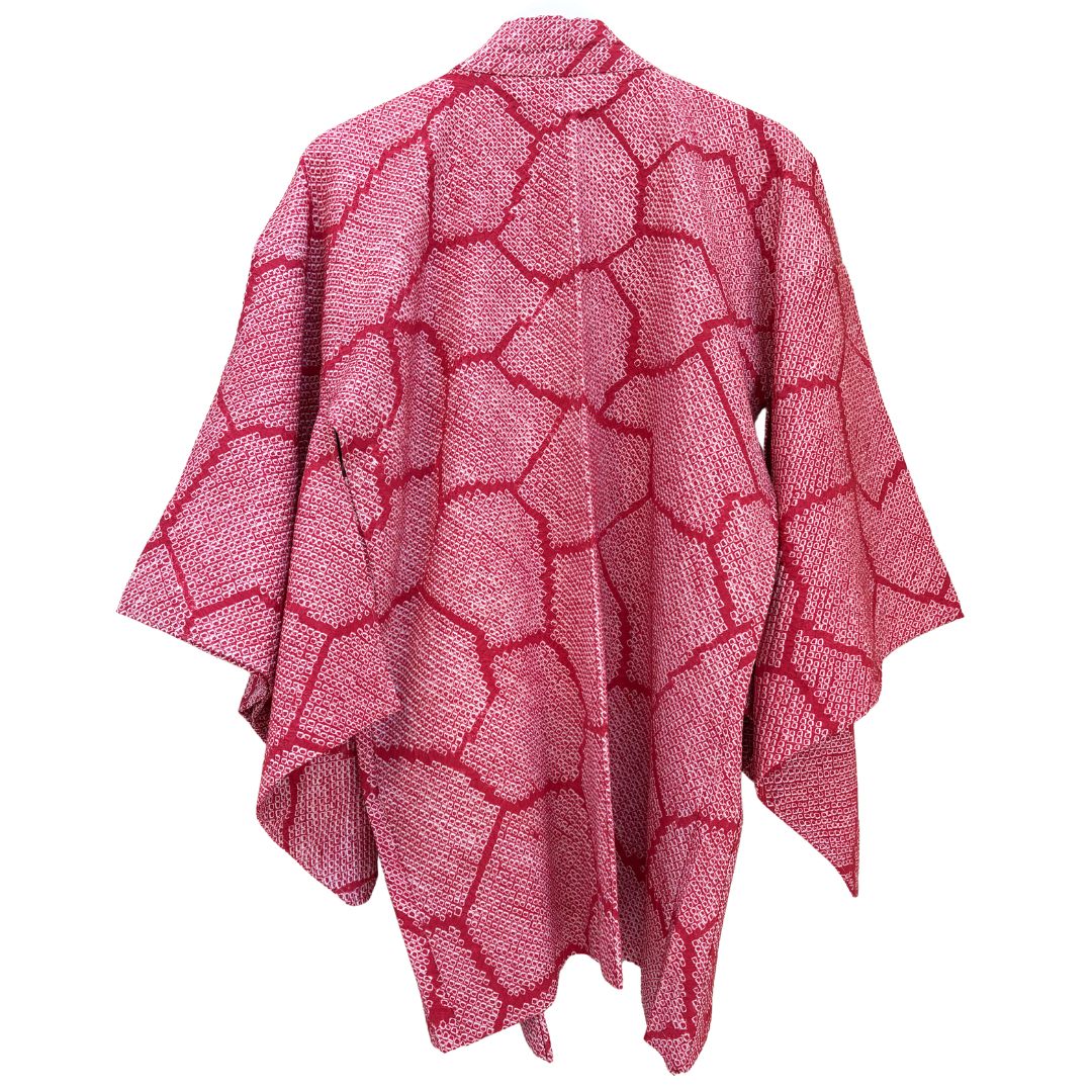 Japanese Haori - Red and White