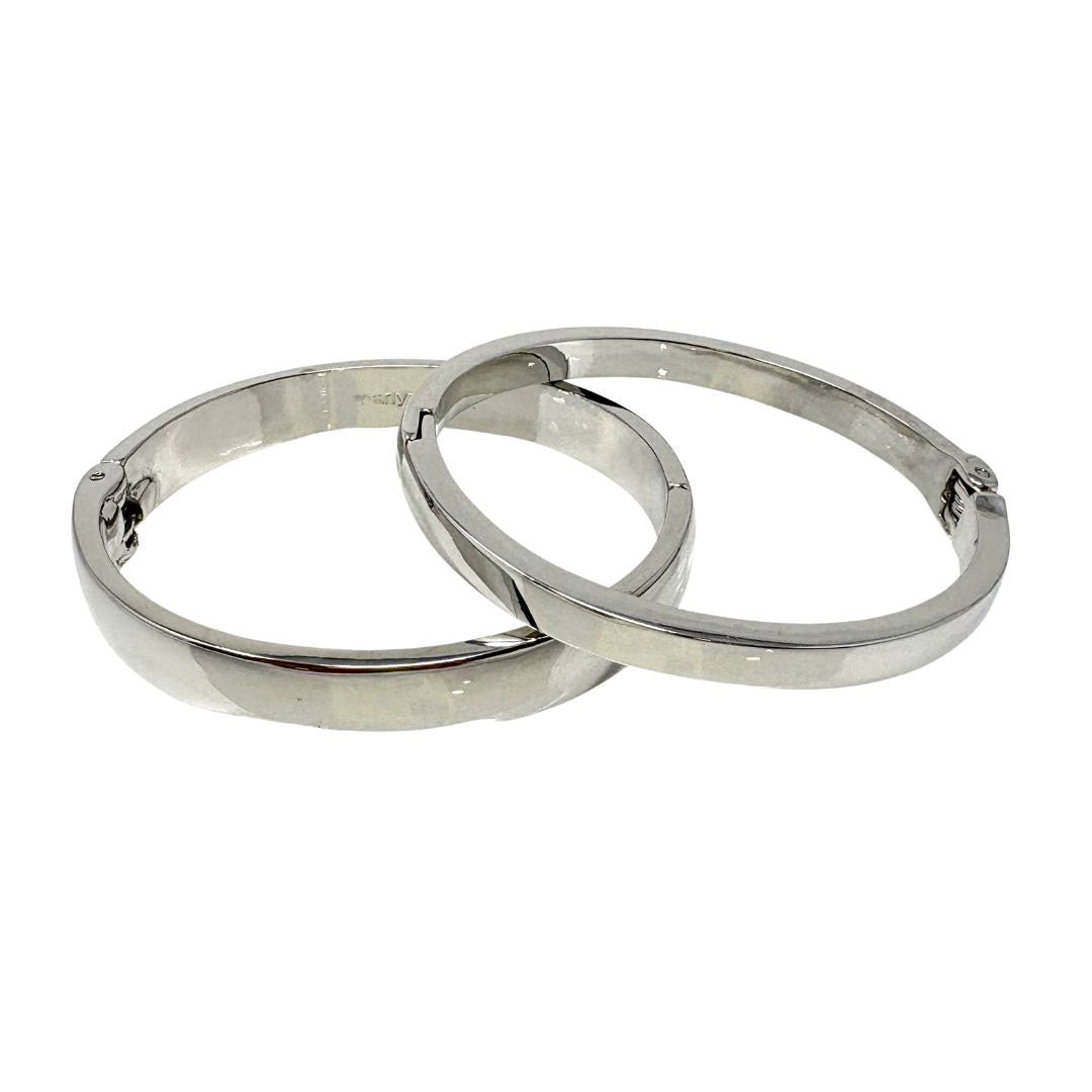 Silver Hinge Bangle Bracelet - 5mm