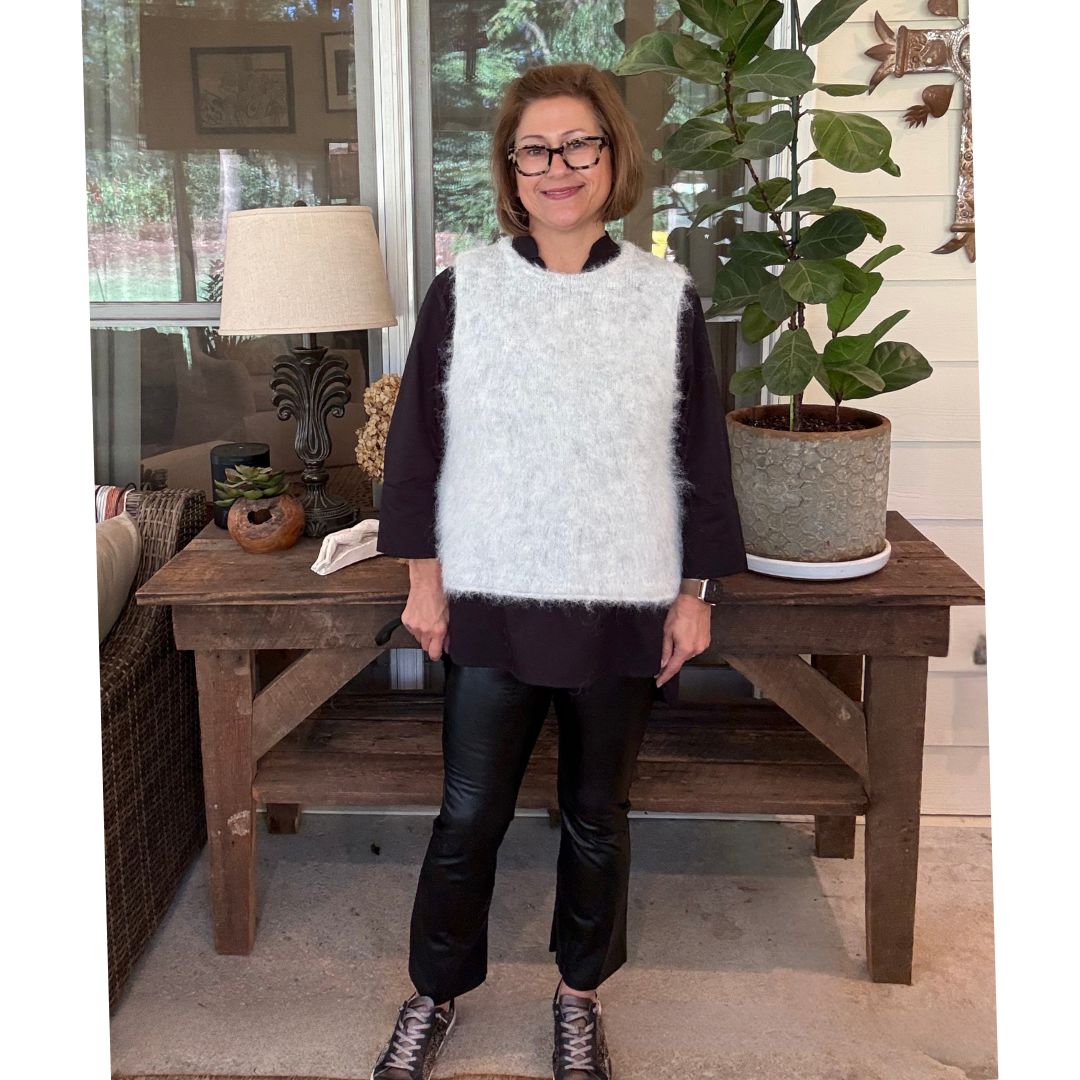 Sabina Sweater Vest - Grey